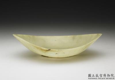 图片[2]-Jade plate in the shape of a boat, Western Asia or Ottoman Empire-China Archive